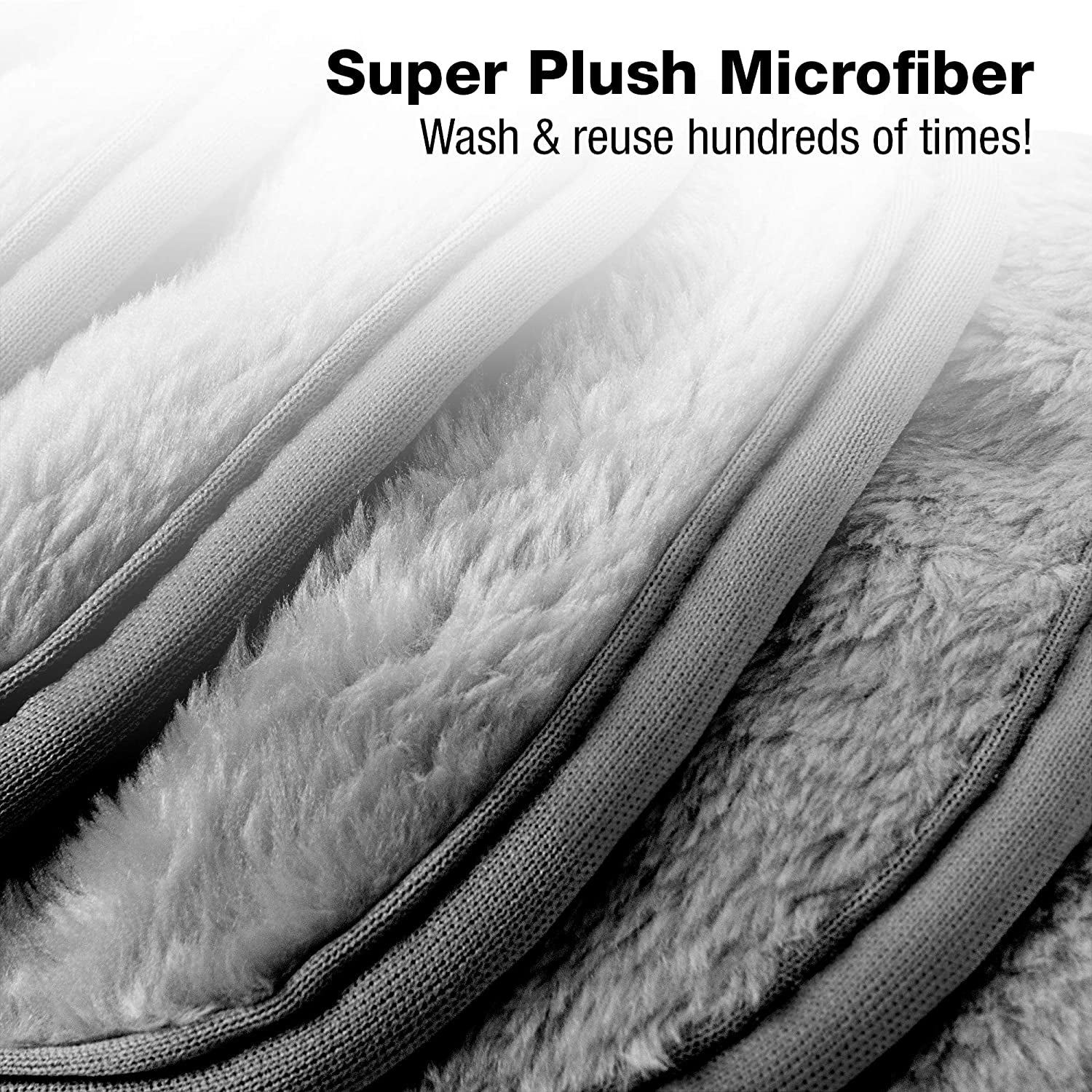 Reusable Makeup Remover Cloths, Soft Microfiber Face Towels for All Skin Types, Chemical-Free, Protective, Machine Washable, Gentle & Effective Facial Cleansing, 5"X5", Gray, 10-Pack