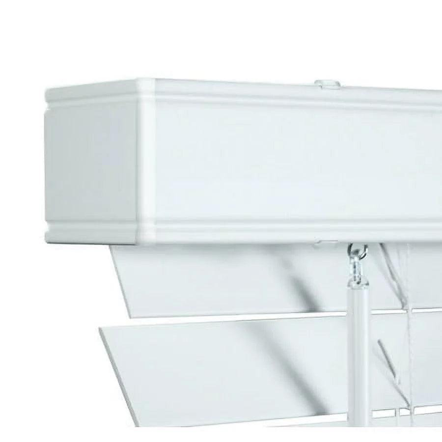 2" Cordless Faux Wood Blinds, White