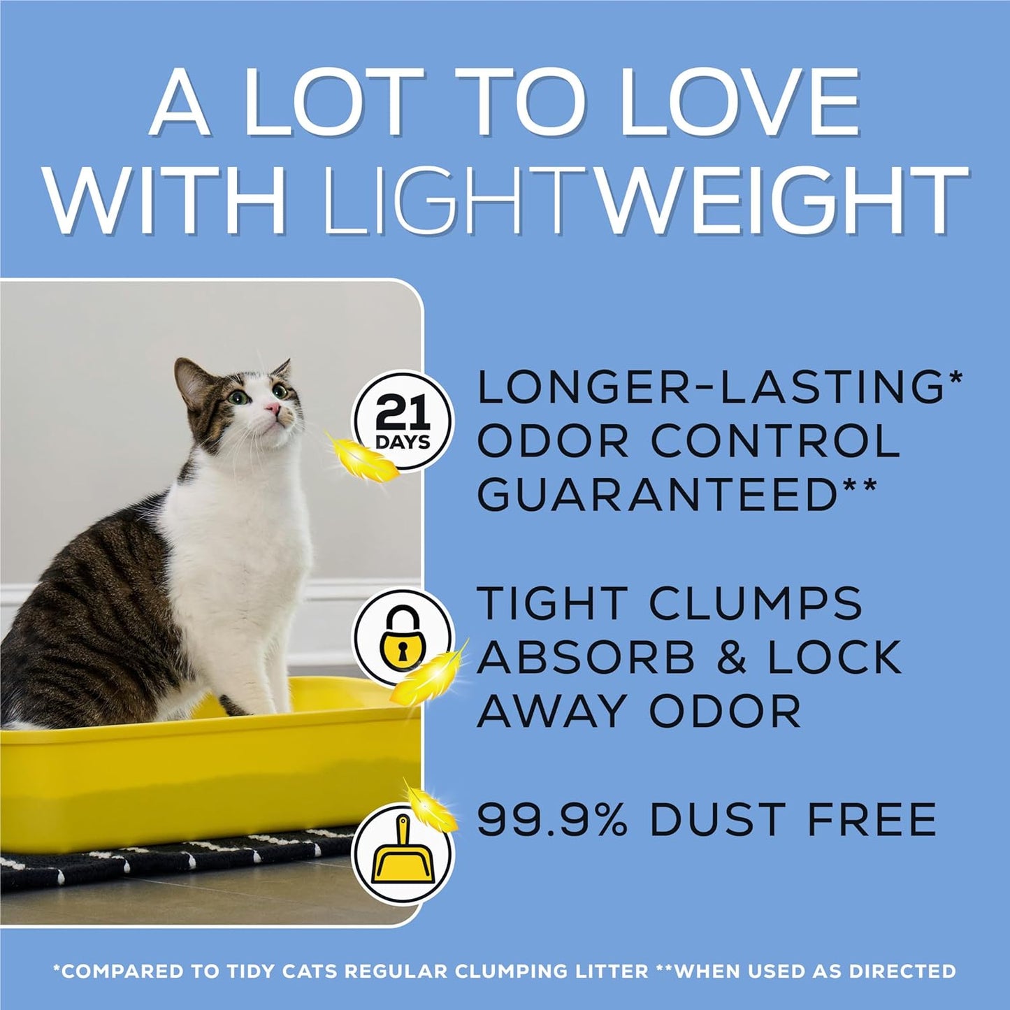 Purina  Lightweight 4-In-1 Strength Multi-Cat, Odor Control, Clumping, 99.9 Percent Dust Free Cat Litter - 17 Lb. Box